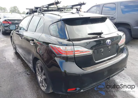 2012 Lexus Ct 200H Premium from USA, damaged, VIN JTHKD5BH6C2093529